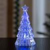 1PC Night Light Electronic Christmas Decoration New Year Gift Christmas Tree Glowing Crystal Led Light Desktop Ornament