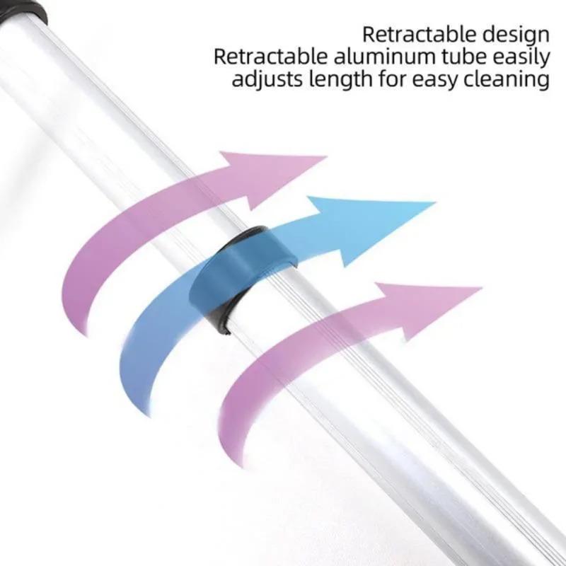 Extendable Aluminum Snow Brush Ice Scraper for Car Windshield Extra-long Design