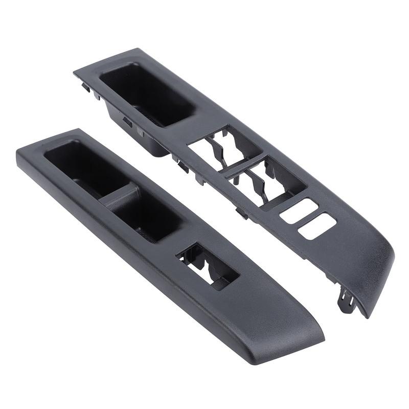 Front Armrest Upper Panel Right Hand Drive Side Ergonomic Door Window Bezel Cover for Yaris Vitz Door Window Switch Bezel