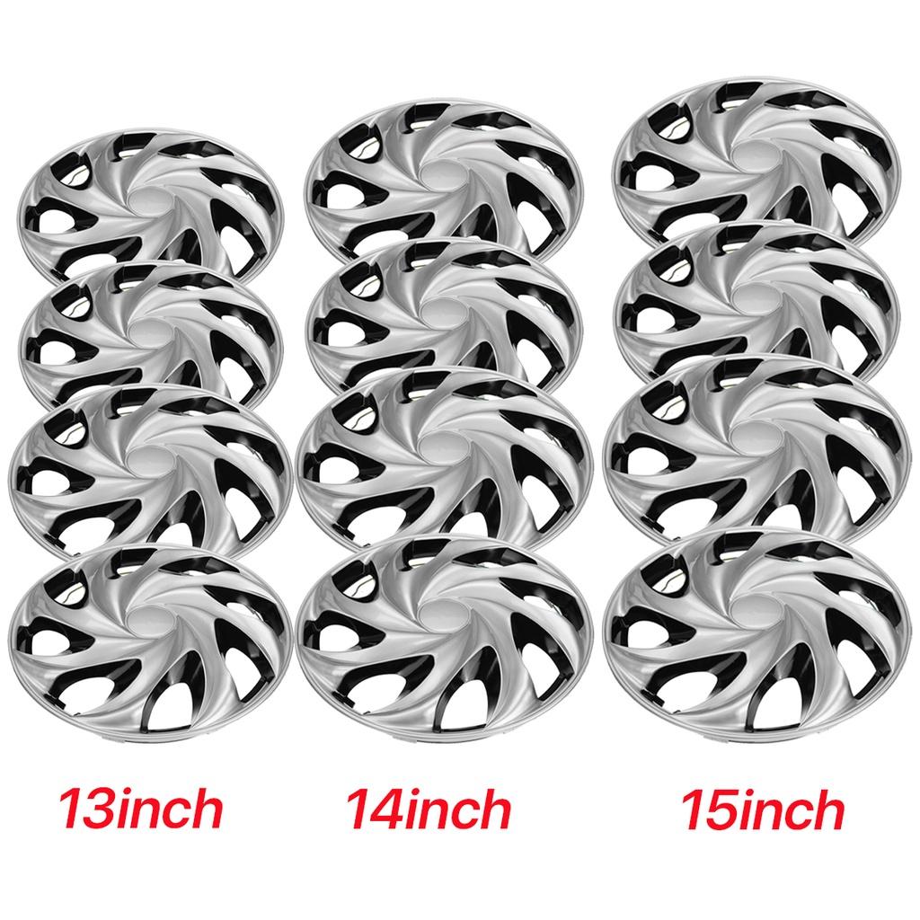 13" 14" 15" 4PCS Automobile Hubcap Wheel Cover Wheel Trims Hub Tuning Center Cap Hub for Universal Car Wheel Cap Car Replacement Hubcap