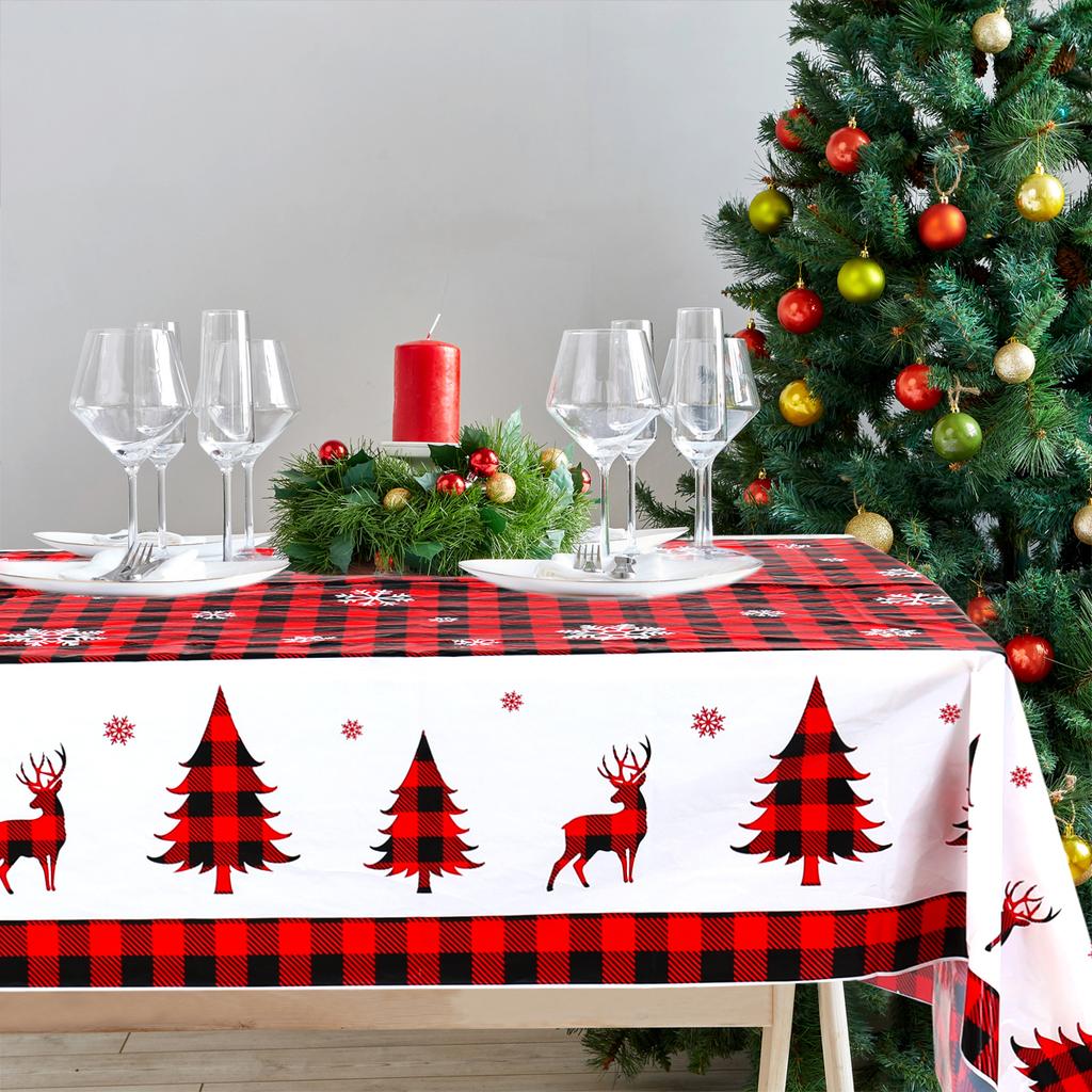 Christmas Tablecloth Merry Christmas Decorations For Home 2025 Navidad Noel Kerst Xmas Table Decor Gifts New Year 2026 Natal