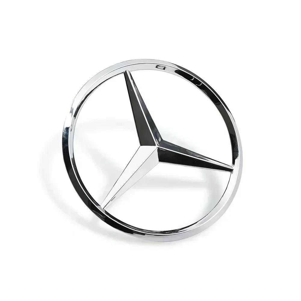1PCS 90MM ABS Car Rear Badge Sticker Trunk Emblem Decal For Mercedes Benz A B C E S Class GLA GLC CLA GLK GLE W204 W205 W212 ON4