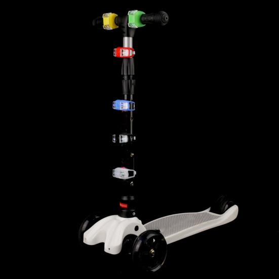 Cycling Taillight High Brightness Waterproof 2 LED Beads 3 Modes Illuminate Silicone Night