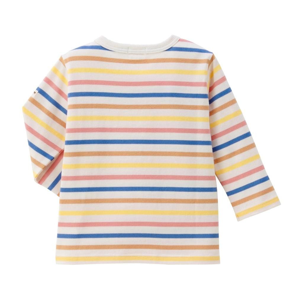 MIKIHOUSE HOT BISCUITS Long Sleeve T-Shirt, Boys and Girls, Baby, Children's Clothing, Multicolor, 120cm, Size 70-5212-146