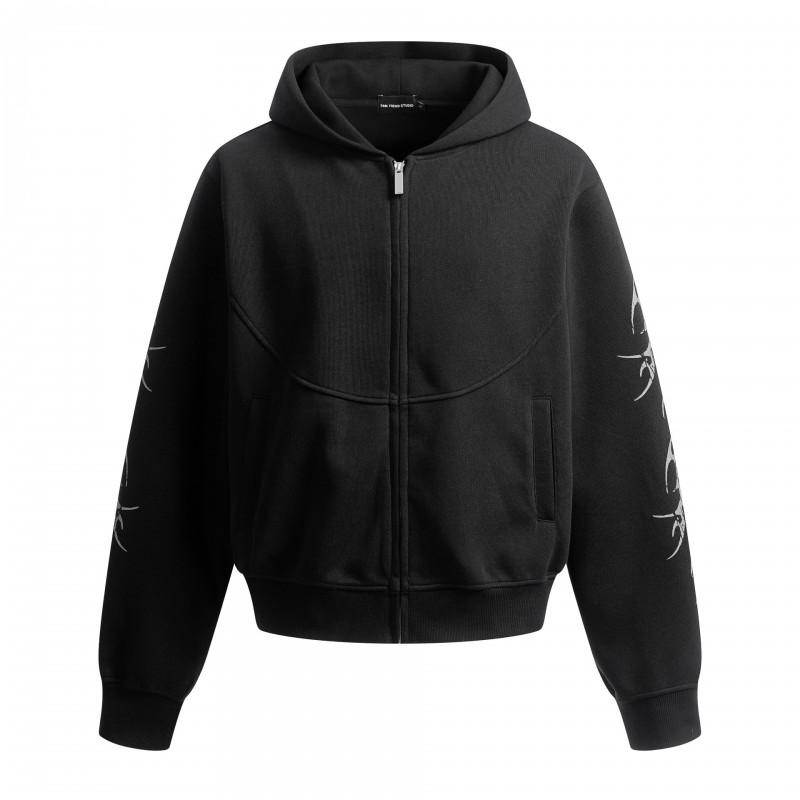 Magic Bear 226 American Hip Hop Hoodie Loose Zip Up Jacket Unisex Women