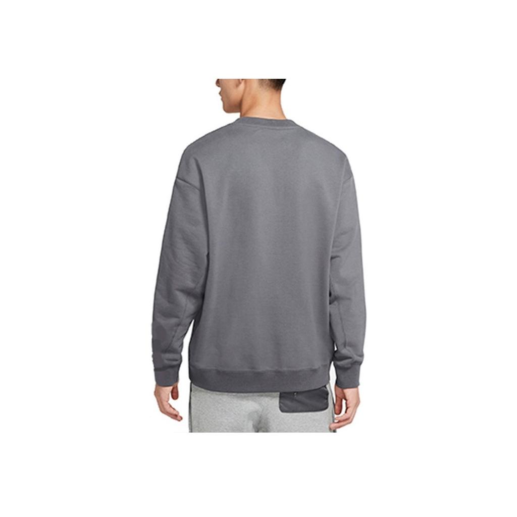 Nike French Terry Swoosh Gradient Crew Neck Sweatshirt Spring Season Men Tops Iron-Grey DB9408-022
