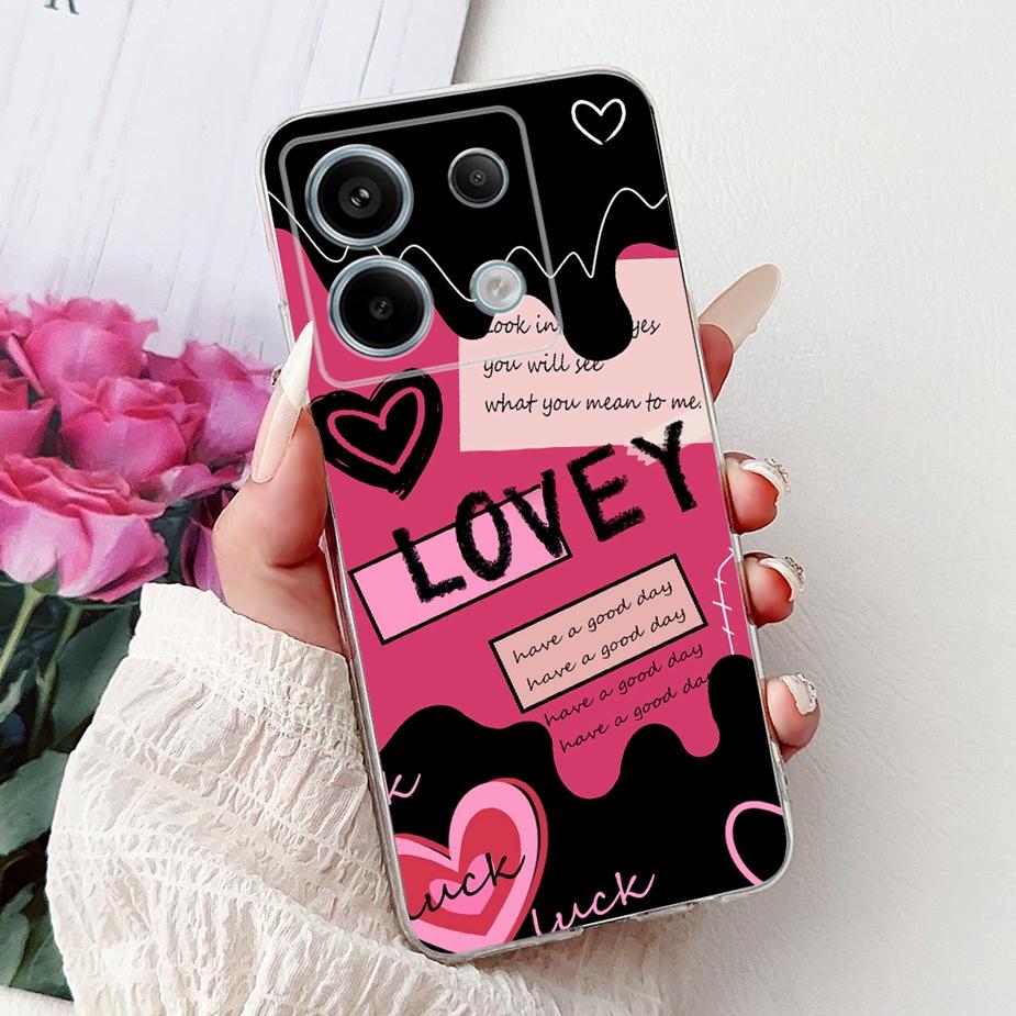 For Xiaomi Redmi Note 13 Pro 4G Case Luxury Popular Painted Cover Soft Slim Phone Case For Redmi Note 13 Pro Plus Note13 5G Bags