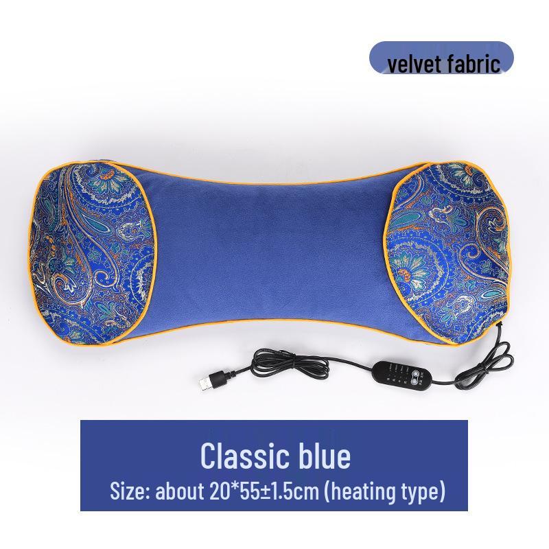 Heated Wormwood Cervical Pillow for Neck Protection and Comfort