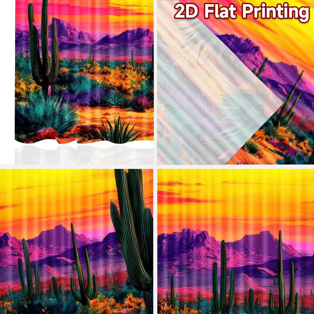 2D flat Photography Backdrop Party Backdrop Bright Desert Sunset 100% Polyester Anniversary Use for Suitable for bedroom,