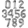 Palloncini Compleanno Grandi in Foil da 40 Pollici Palloncino Numero in Elio 0-9 Buon Compleanno Decorazioni Festa di Matrimonio Baby Shower Figure Grandi Globo