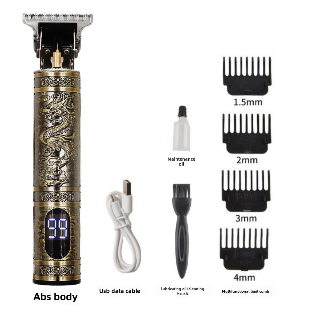 Dedicated To Digital Display Haircut Large-screen Faucet Haircut LCD Display Electric Push-cut Hair Artifact