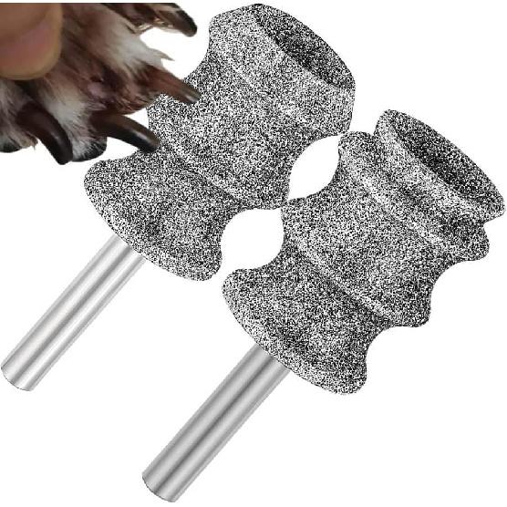 Diamond Dog Nail Grinder Wheel For Dremel, Pet Dog Nail Grinder Attachment Replacement Head Refill, 1/8'' Pet Nail Claw Care Grooming Bit, For Dremel