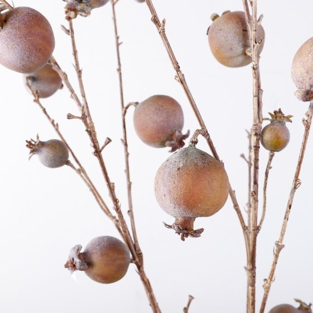 8 Fruit Artificial Pomegranate Branch Plastic Realistic Foam Fruits Branches Decorative Handmade Simulation Pomegranate Fruit