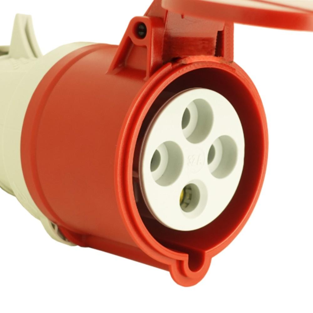 Portable Power Socket Cee 4P 32A 400V Ip44 Industrial