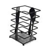 Countertop Utensil Holder Matte Black Modern Multifunctional Metal Cutlery Drainer for Forks Spoons Cooking Utensils