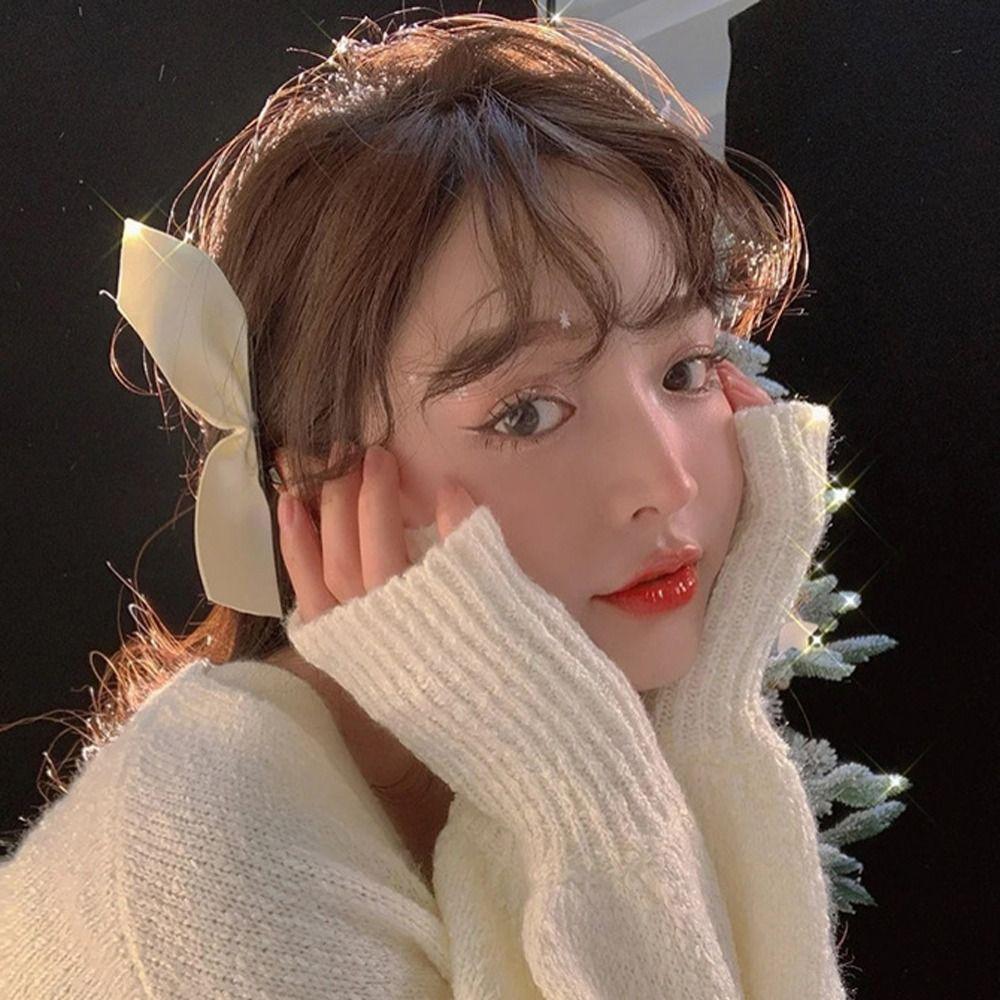 Hair Side Clip New Headwear Women Hairpins Bow Hair Clips Jisoo Hair Clips Korean Duckbill Clip