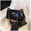 IELGY Large-Capacity Autumn Winter Retro All-Match One-Shoulder Messenger Diamond Chain Under