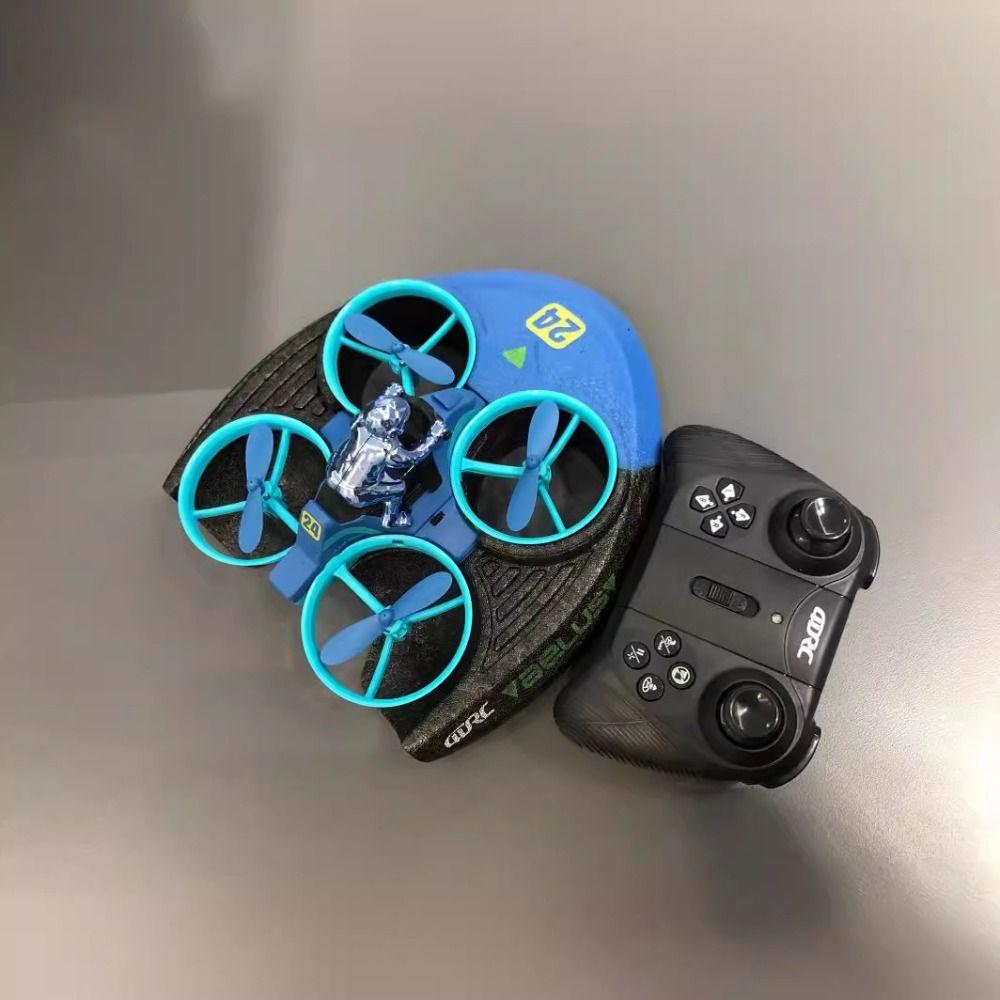 Remote Control 3 in 1 Quadcopter Boat Sea Land Air Flight RC Helicopter Toys  Home Decor