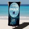 Movie E.T. The Extra-Terrestrial Anime Beach Swimming Towel Soft Absorbent Washcloth Children's for Kids Travel Camping Gym