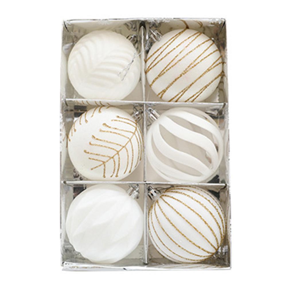 Christmas Party Decor Festive Tree Decor Christmas Ball Set Garden Wedding Decorations Sturdy Material Construction