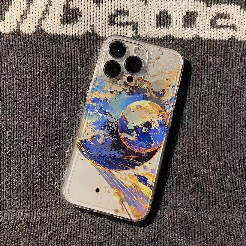 Mirage Planet Is Suitable for Iphone17promax Mobile Phone Case Apple 16/14pro13/12/15 Personality