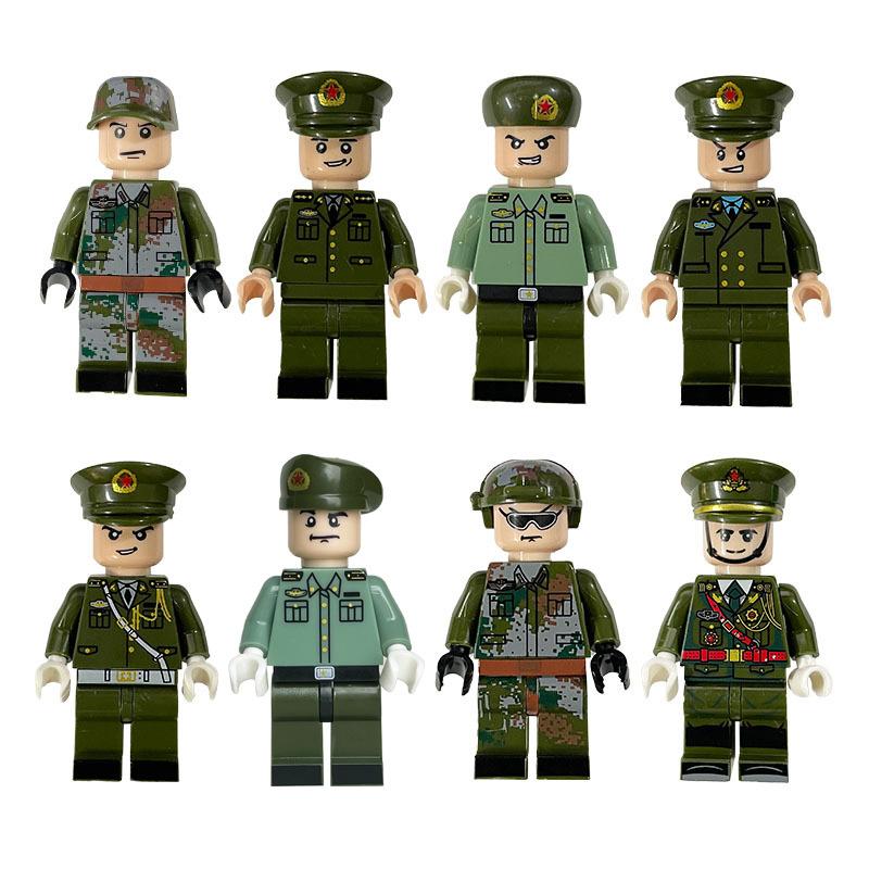 Chinese Modern Military Dolls Sea, Land And Air Dolls Assembled Educational Toys Boy