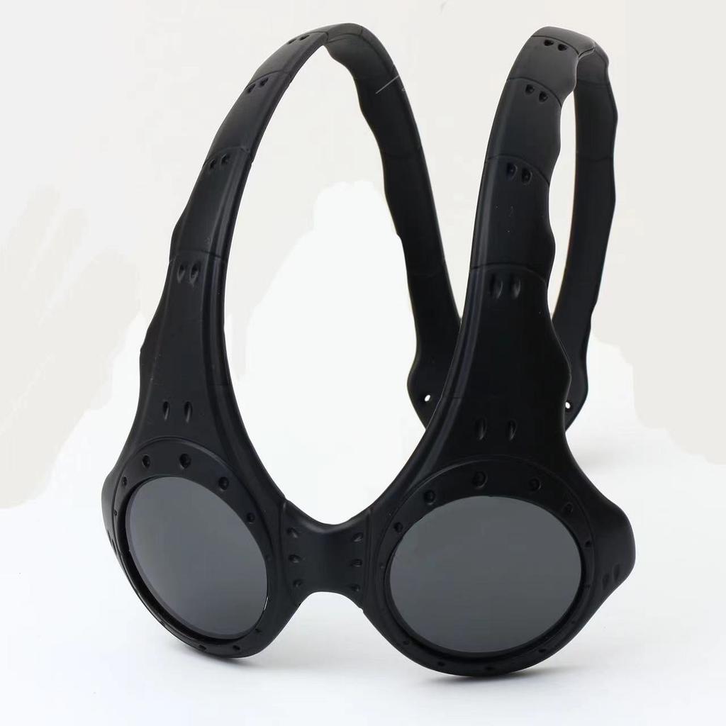 2026 Trend Metal Frame Anti-Blue Glasses Sports Sunglasses