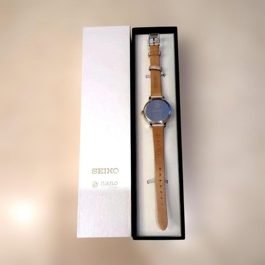 [USED] SEIKO nano solar watch, light blue