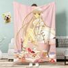 Classic Cute Anime Chobits Throw Lightweight G Flannel Blanket Soft Skinfriendly for Summer Cooling