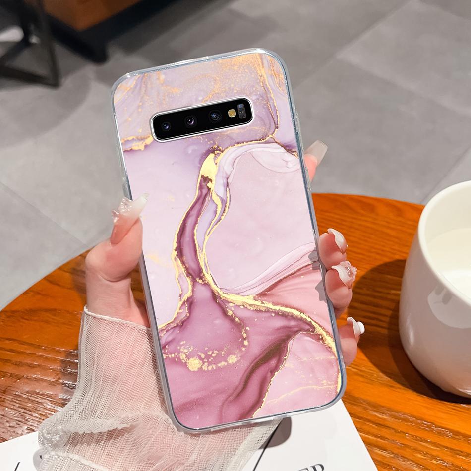 

For Samsung Galaxy S10 Plus S10E Case Gradient Clear Soft Cover For Samsung S 10 Lite Funda Anti Drop Lightweight Phone Housing Samsung S10E