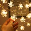 10M USB/Battery Power Snowflake LED String Lights Garland Lights Outdoor Lamp Wedding Garden Fairy Lights Christmas Decoration