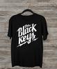 The Black Keys Logo Zespołu Klasyczna Czarna Koszulka Wszystkie Rozmiary Koszulka Unisex