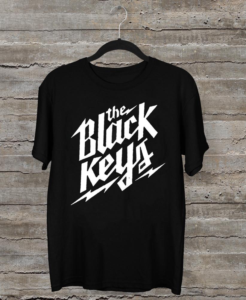 The Black Keys Band Logo Classic Black All Size Shirt Unisex T-Shirt XXL