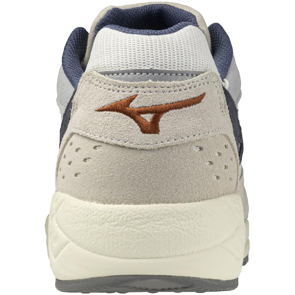 Mizuno Contender Perfect for and X Navy X Size 2E Sneakers, Sports, Casual, Commuting, School, Lifestyle, Stylish, Off-White Gray, 23.5 Cm,