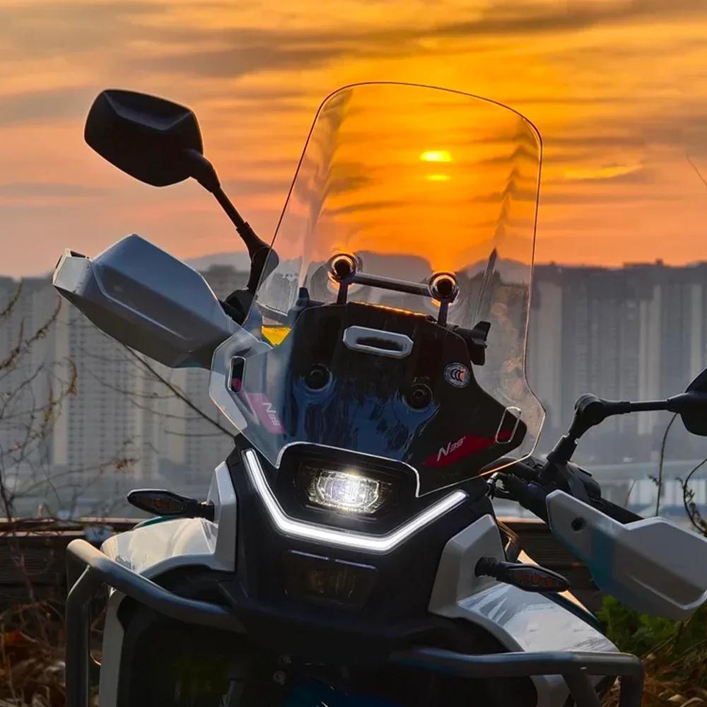 For CFMOTO 450MT 450mt Windshield Motorcycle Heightening And Widening Windshield 2024 450 MT Modification Accessories