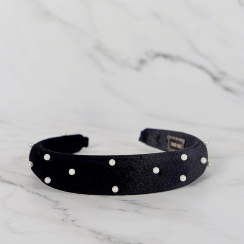 LALA Pearl Velvet Hairband