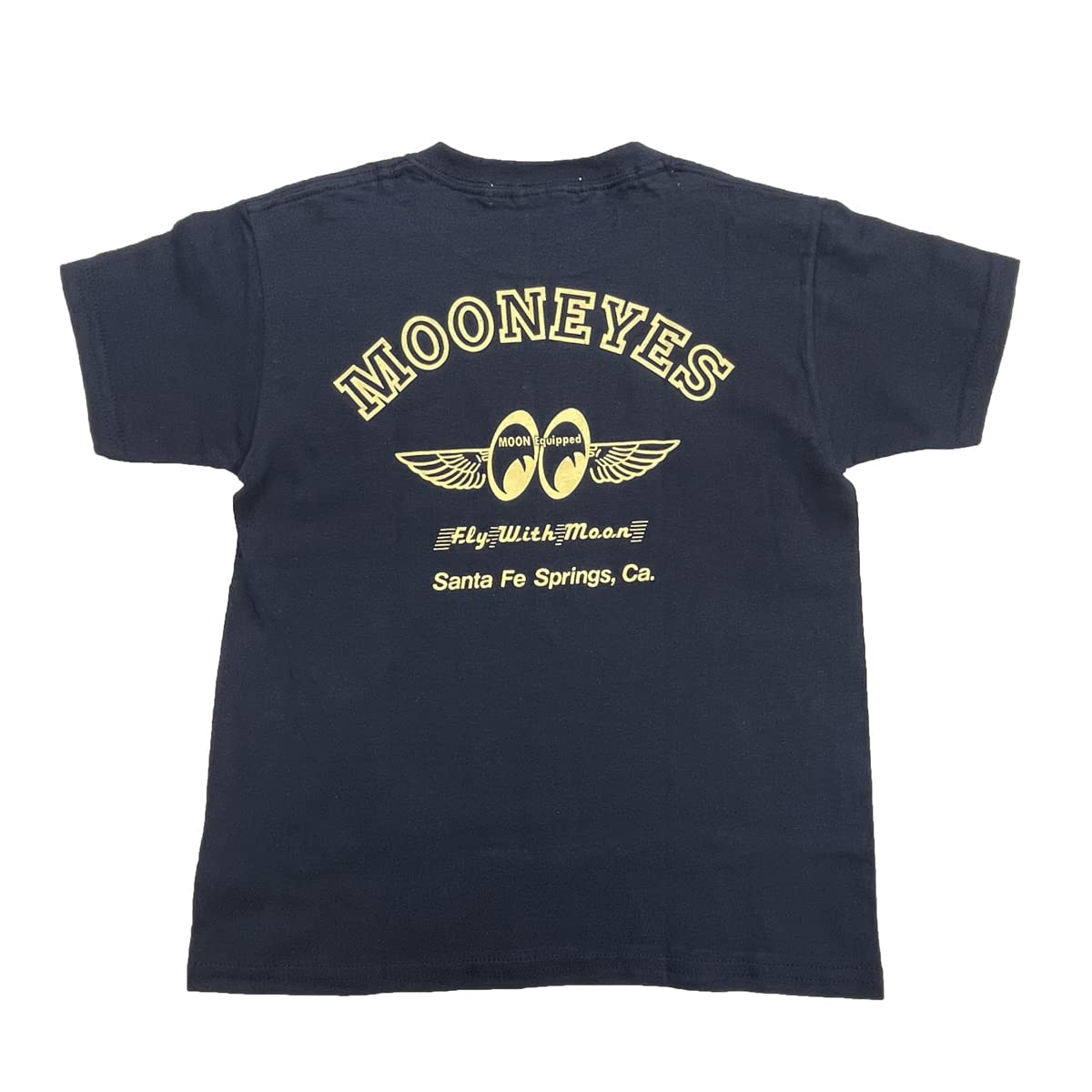 

Kids Fly with MOON & Women s T-shirt [TMC006NV-S] [Height 140cm]