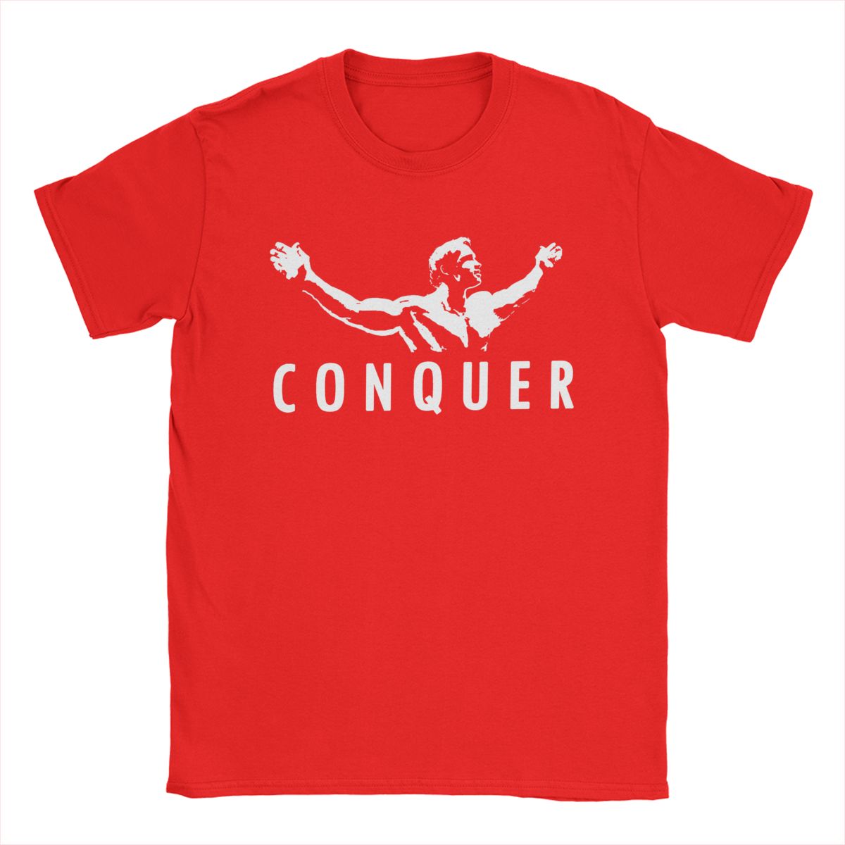 Мужские футболки Arnold Schwarzenegger Conquer, 100% хлопок, классная футболка с коротким рукавом и круглым вырезом, летние футболки S