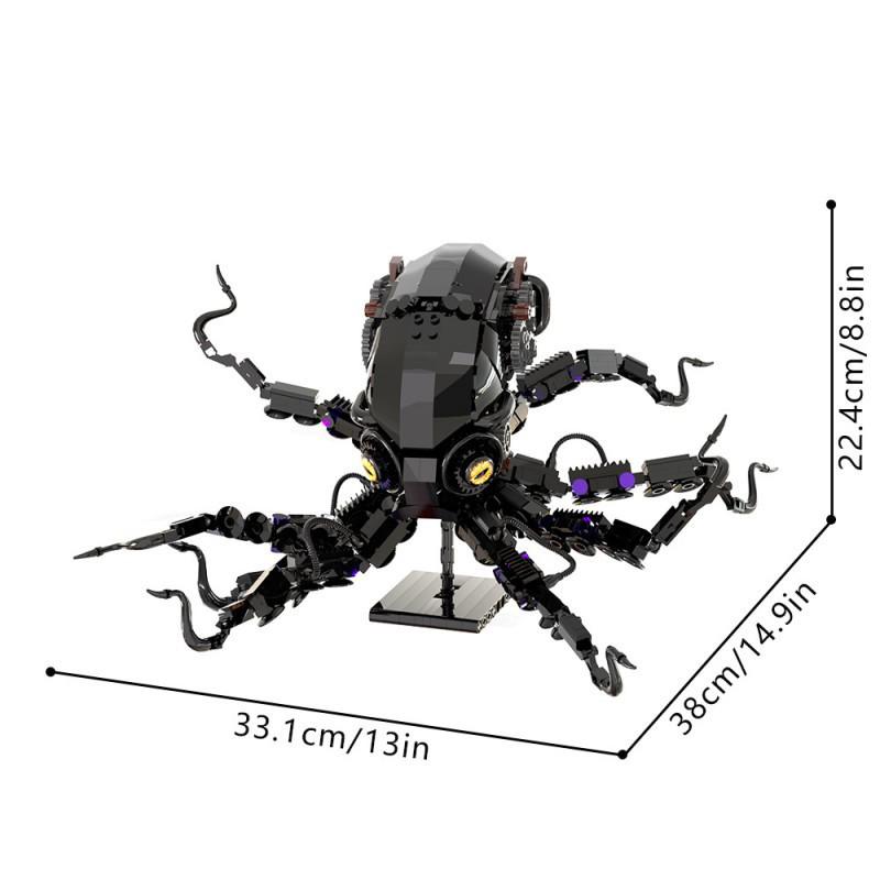 Obsidian Mecha Octopus Action Building Block Model - Treasure Hunt Edition Treasure Hunt Action - Parts: 668
