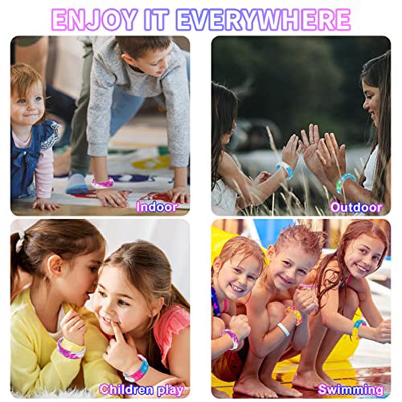 102050 Stück Armband Fidget Spielzeug Push Stressabbau Blase Sensorisches Spielzeug Regenbogen Silikonarmband Party Mitgebsel für Kinder Erwachsene
