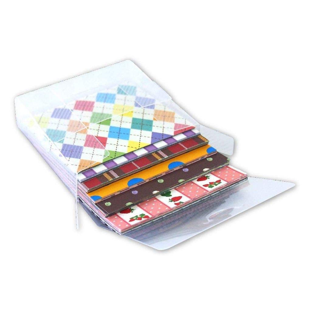 Toyo Origami Chiyogami 30 120 018511 Collection, Double-Sided, 7.5cm Square, Designs, Sheets,