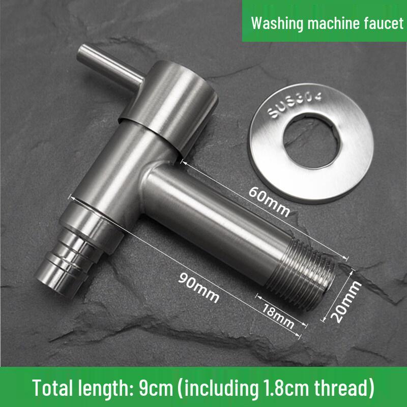 TLXT Stainless Steel Washing Machine Faucet
