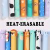 8 animal shaped erasable gel pen sets