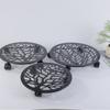 Vassoio Sottovaso Supporto per Piante Pallet Staffa Robusta per Piante Fioriera Portafiori Carrello per Fioriere Supporto Mobile per Balcone Giardino