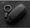 Full-Coverage Suede Key Case for BYD D9, N7, N8, and X with Side Snap Button