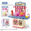 Kids Kitchen Playset Simulated Cooking Stove With Utensil Accessories Pretend Play Kitchen Toy Set For Toddlers Small Boys Girls
