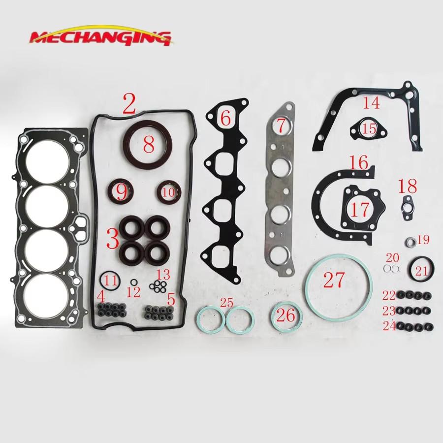 For TOYOTA CARINA COROLLA 7A-FE 7AFE Engine Rebuild Kits Engine Parts Full Gasket Set Engine Gasket 04111-16282 50136600