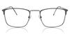 Full Rim Square Gunmetal Black Smartbuy Collection Noe 893c Fashion Unisex Eyeglasses