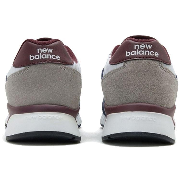 New Balance NB 570 Retro Bequemer Stoff Synthetisches Leder Low-Top Lässige Laufschuhe Unisex Sneaker Marineblau Grau Rot ML570ATW