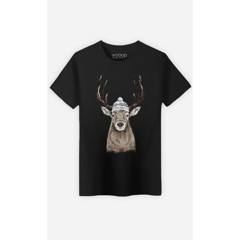 T-shirt męski - WYJDŹMY NA ZEWNĄTRZ